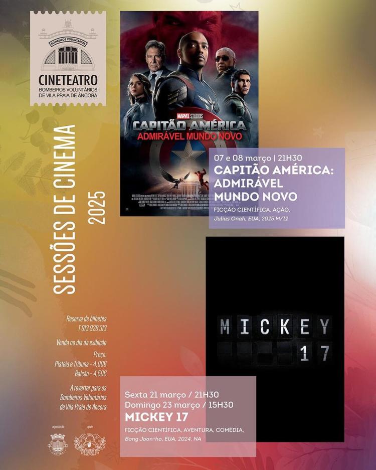 Cinema do mês de março