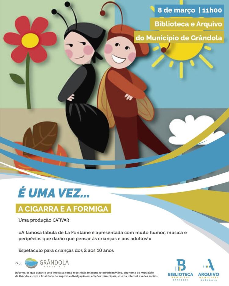 BIBLIOTECA | É Uma Vez... A Cigarra e a Formiga