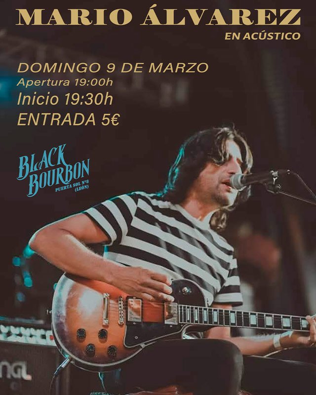 MARIO ÁLVAREZ. Black Bourbon