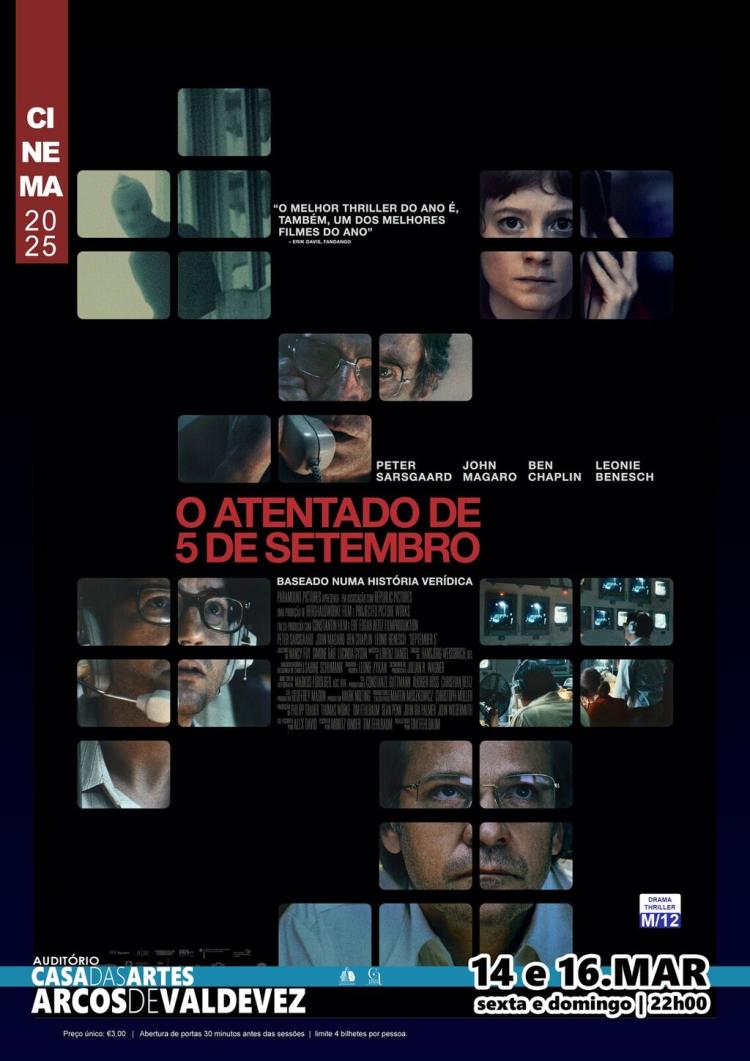 Exibição do filme 'O atentado de 5 de setembro'