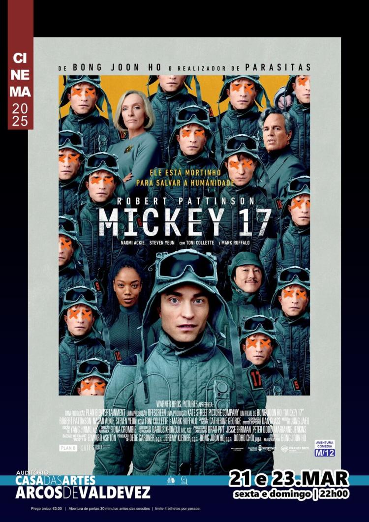 Exibição do filme 'Mickey 17'