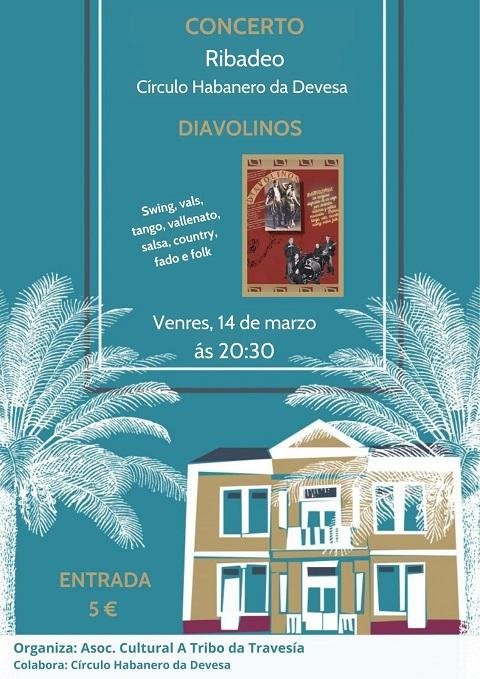 Concerto de Diavolinos no Círculo Habanero da Devesa