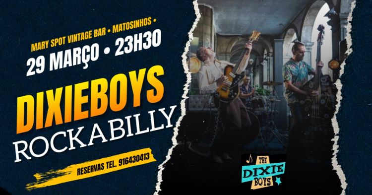 THE DIXIE BOYS - ROCKABILLY @ MARY SPOT VINTAGE BAR - MATOSINHOS