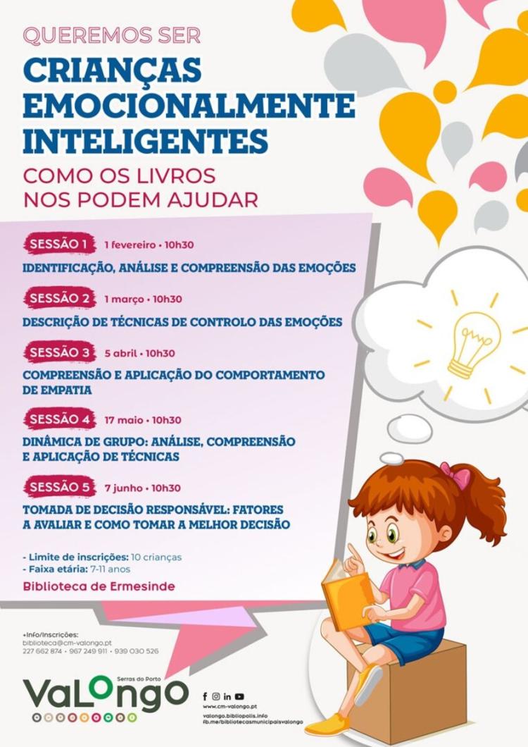 'Queremos ser crianças emocionalmente inteligentes' na Biblioteca de Ermesinde