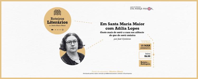 ROTEIROS LITERÁRIOS EM SANTA MARIA MAIOR
