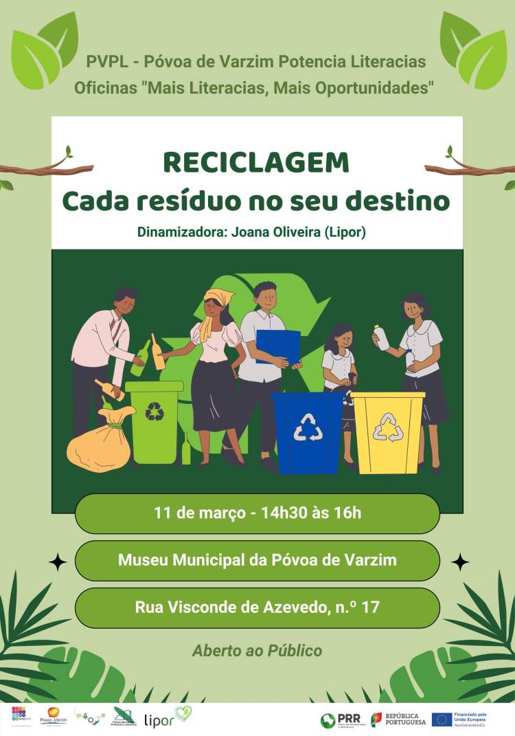 Sessão 'Reciclar - Cada resíduo no seu destino”