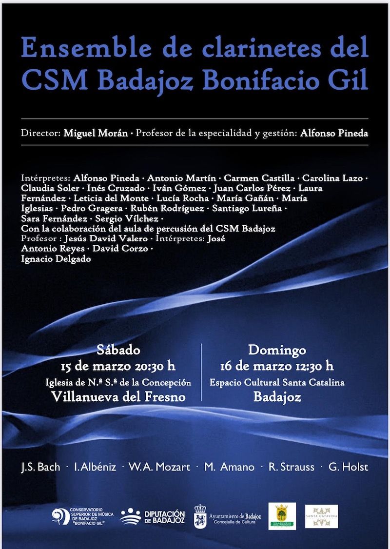 Ensemble de clarinetes del CSM Badajoz