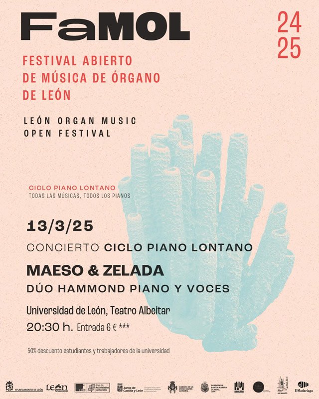 Maeso & Zelada. Festival abierto de música de órgano de León. El Albéitar