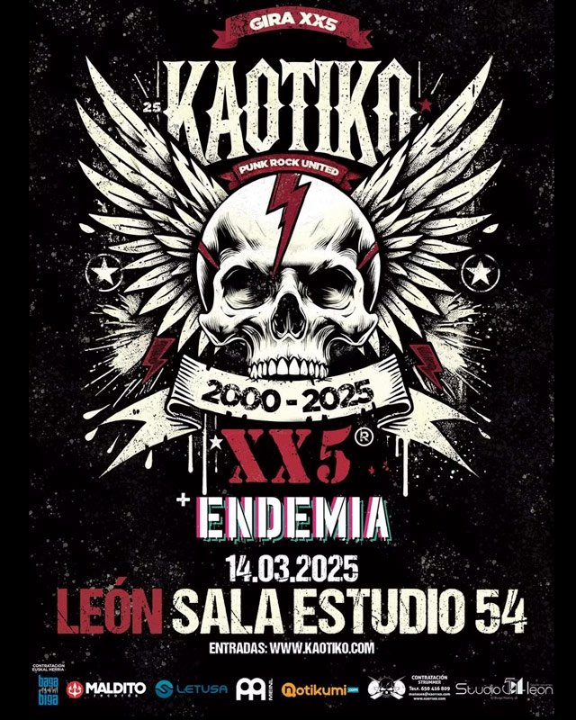 Kaotiko + Endemia. Sala Estudio 54