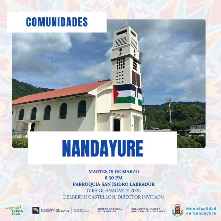 Orquesta Sinfónica Nacional en Nandayure
