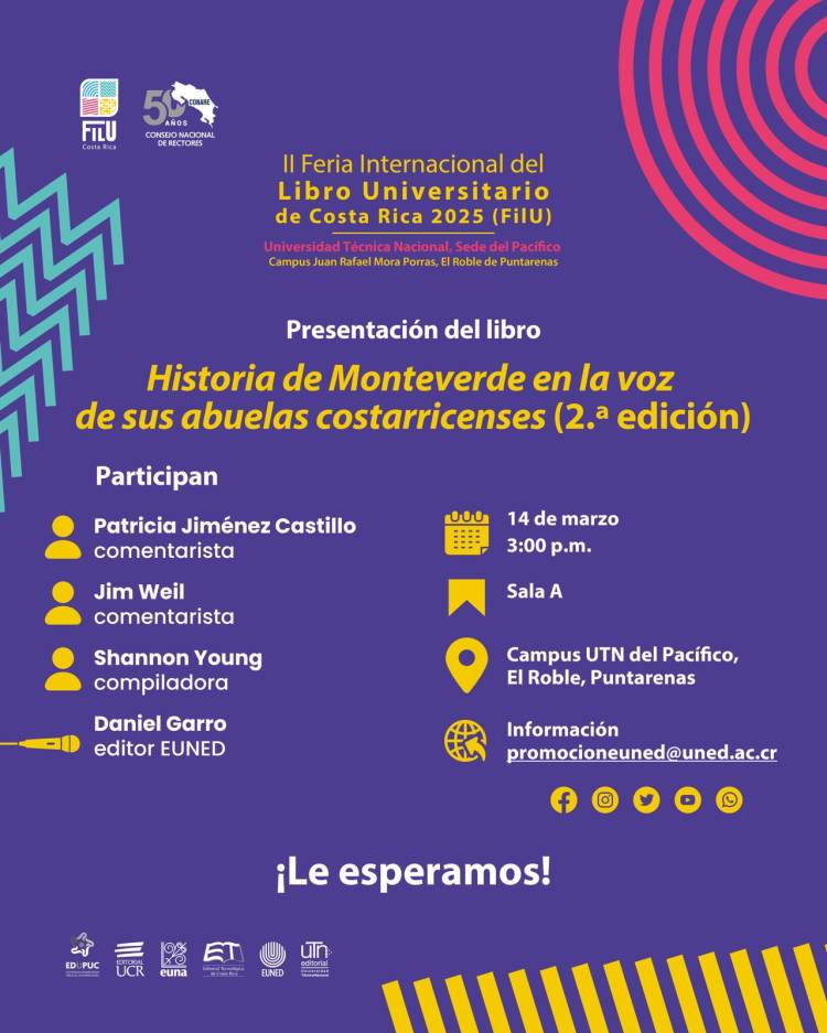 Presentación: Historia de Monteverde en la voz de sus abuelas costarricenses