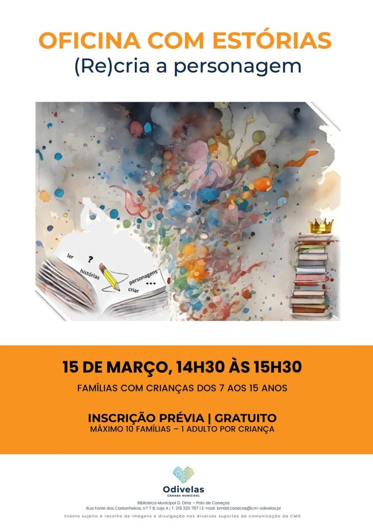 OFICINA COM ESTÓRIAS -  (Re)Cria a Personagem