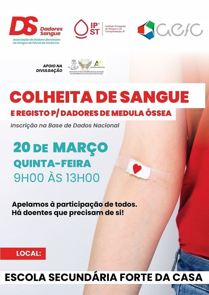 Colheita de Sangue e Registo para Dadores de Medula Óssea