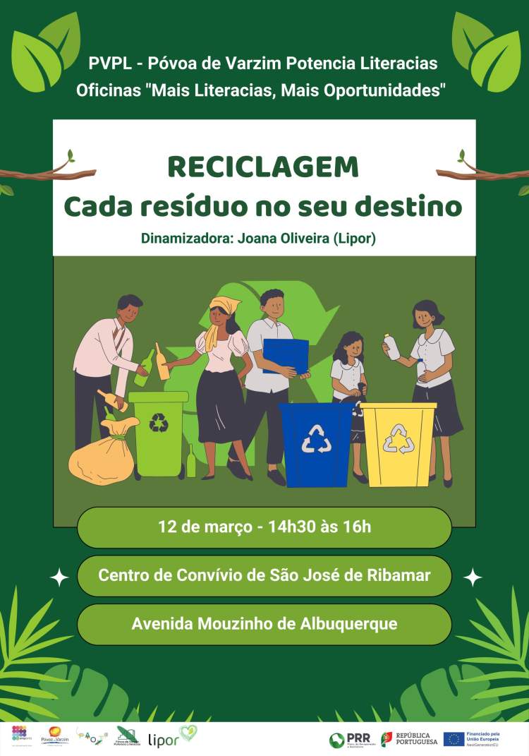 Sessão 'Reciclar - Cada resíduo no seu destino”
