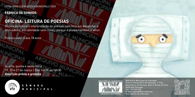 OFICINA: LEITURA DE POESIAS
