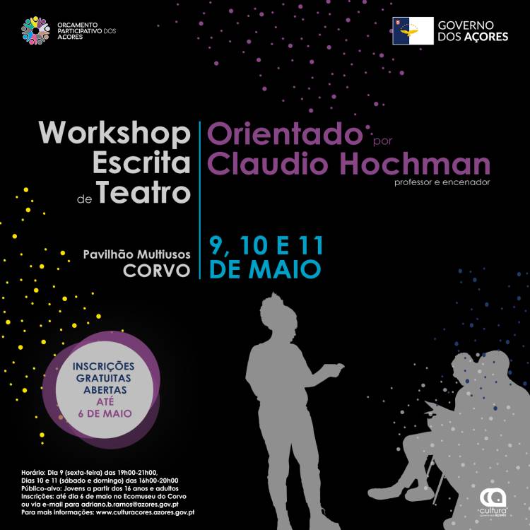 Workshop de Escrita de Teatro na ilha do Corvo