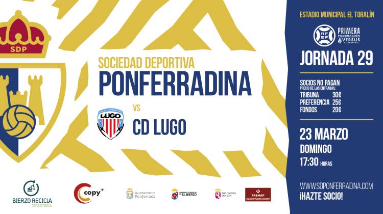 PARTIDO DE FUTBOL ENTRE LA SD PONFERRADINA Y CD LUGO