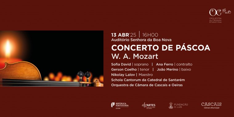 Concerto de Páscoa pela OCCO - Orquestra de Câmara de Cascais e Oeiras