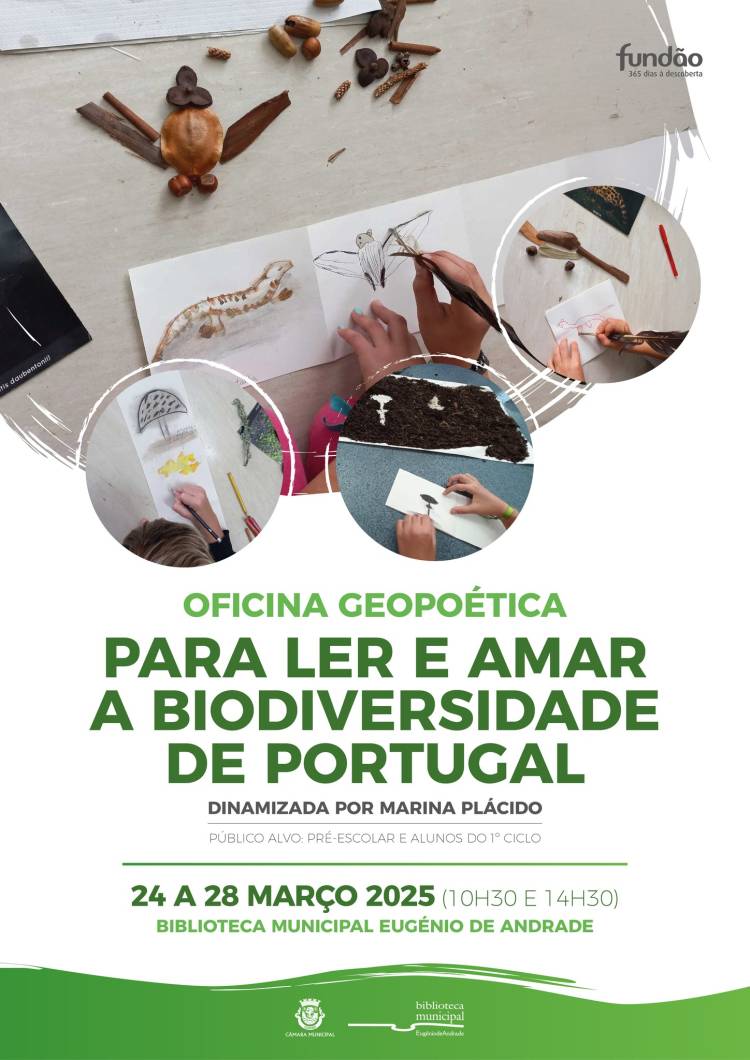 Oficina Geopoética “Para ler e amar a biodiversidade em Portugal”