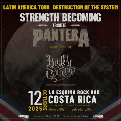 STRENGTH BECOMING (TRIBUTO A PANTERA) + HUELLA Y CAMINO (TRIBUTO A KRAKEN)