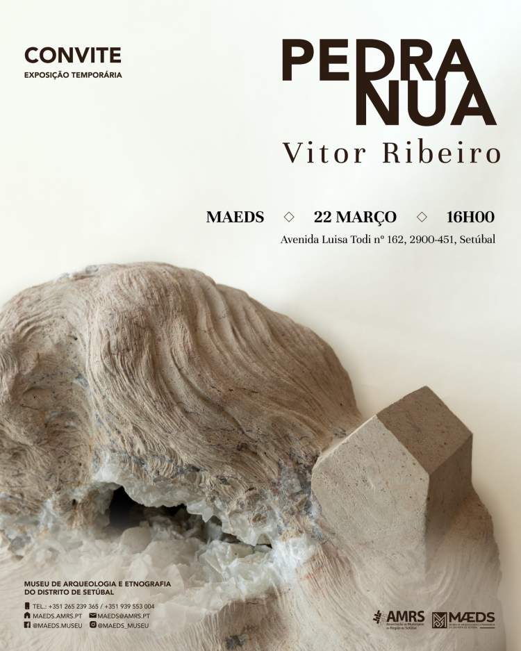 Inauguração da Exposição “Pedra Nua”, de Vitor Ribeiro 