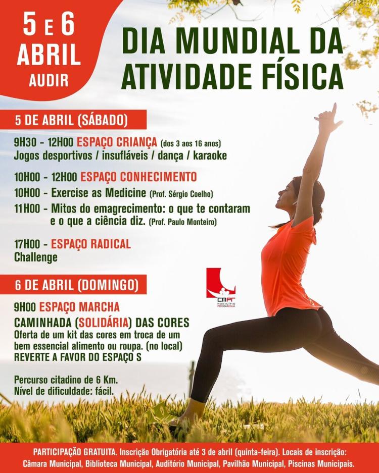 DIA MUNDIAL DA ATIVIDADE FÍSICA