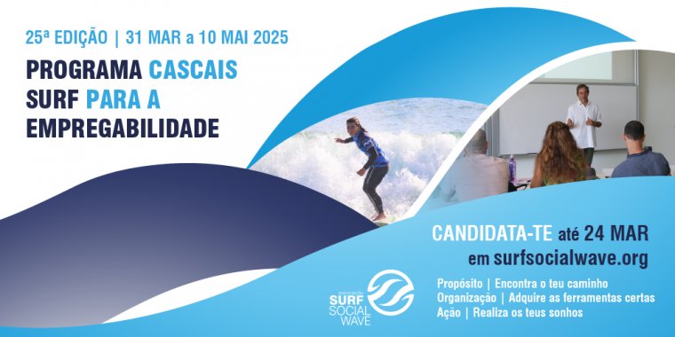 25ª edição do Programa Cascais Surf para a Empregabilidade