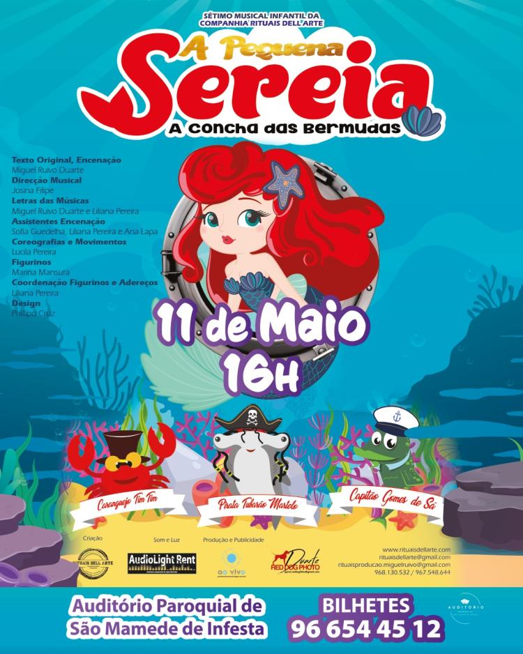 A Pequena Sereia – A Concha das Bermudas | Companhia Rituais Dell’Arte