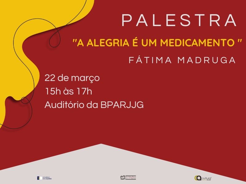 Palestra 'A Alegria é um Medicamento'