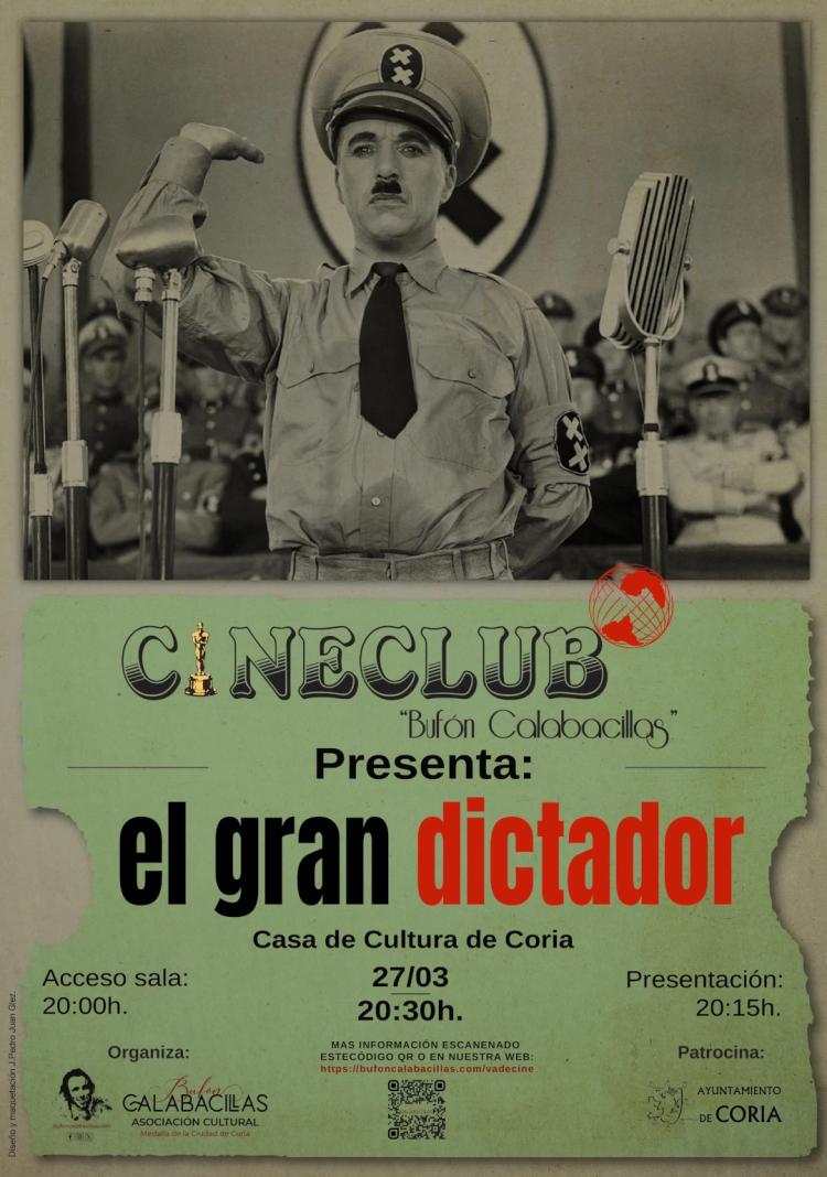 El gran dictador – Cine Club Bufón Calabacillas