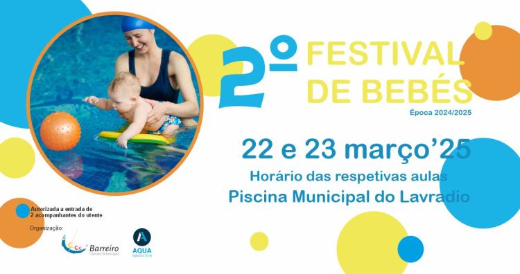 2º Festival de Bebés | Circuito de Natação do Barreiro 2024/2025