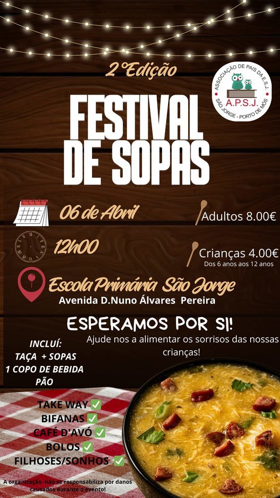 2º Edição do Festival de Sopas A.P.S.J