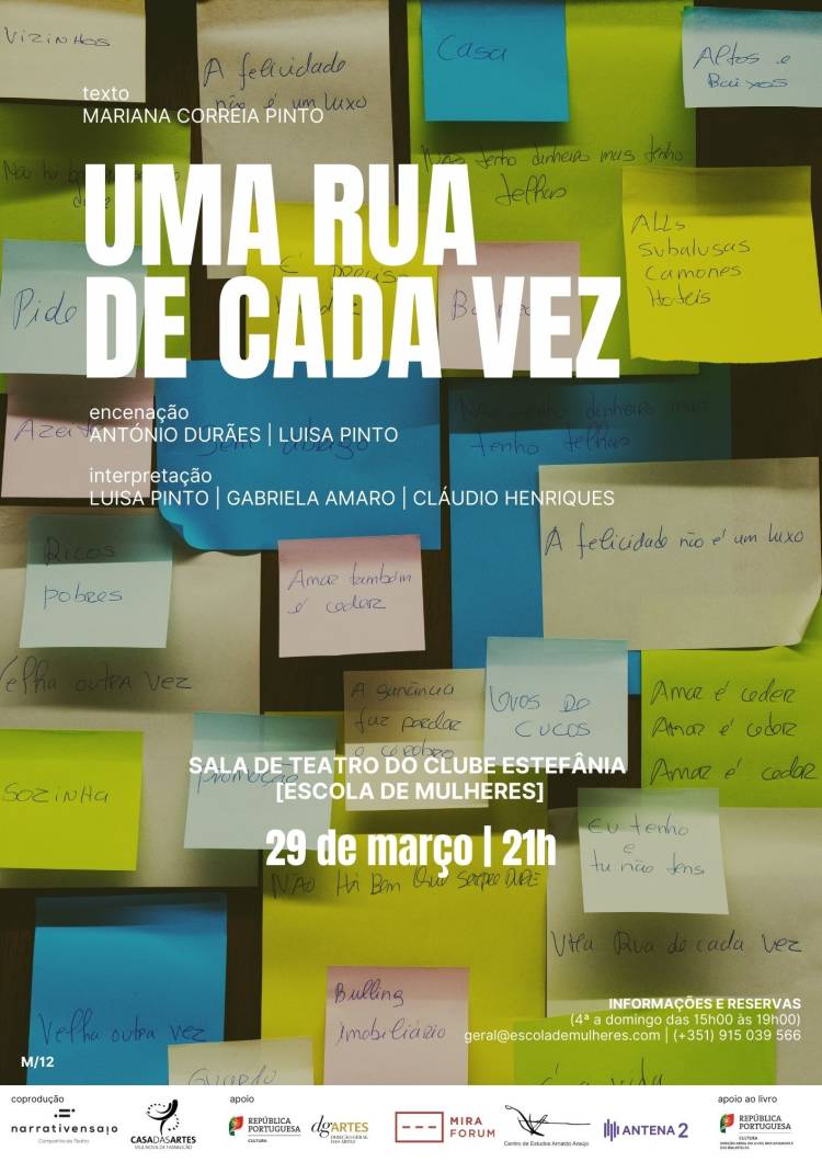UMA RUA DE CADA VEZ enc. António Durães e Luísa Pinto