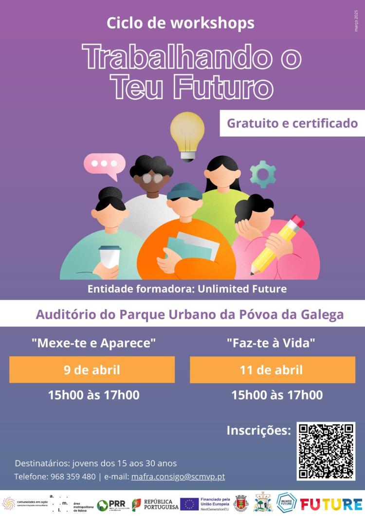 Ciclo de Workshops 'Trabalhando o Teu Futuro'