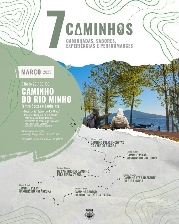7 Caminhos - Caminho do Rio Minho (entre Seixas e Lanhelas)