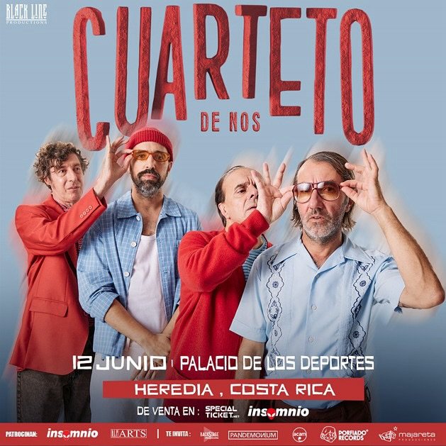 Cuarteto de NOS en Costa Rica 2025