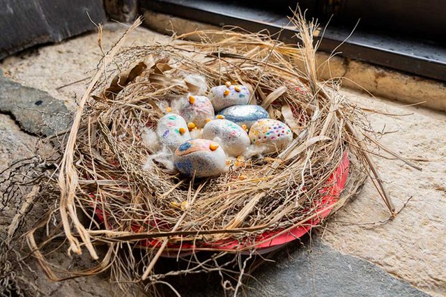 Ninhos e Ovos de Páscoa
