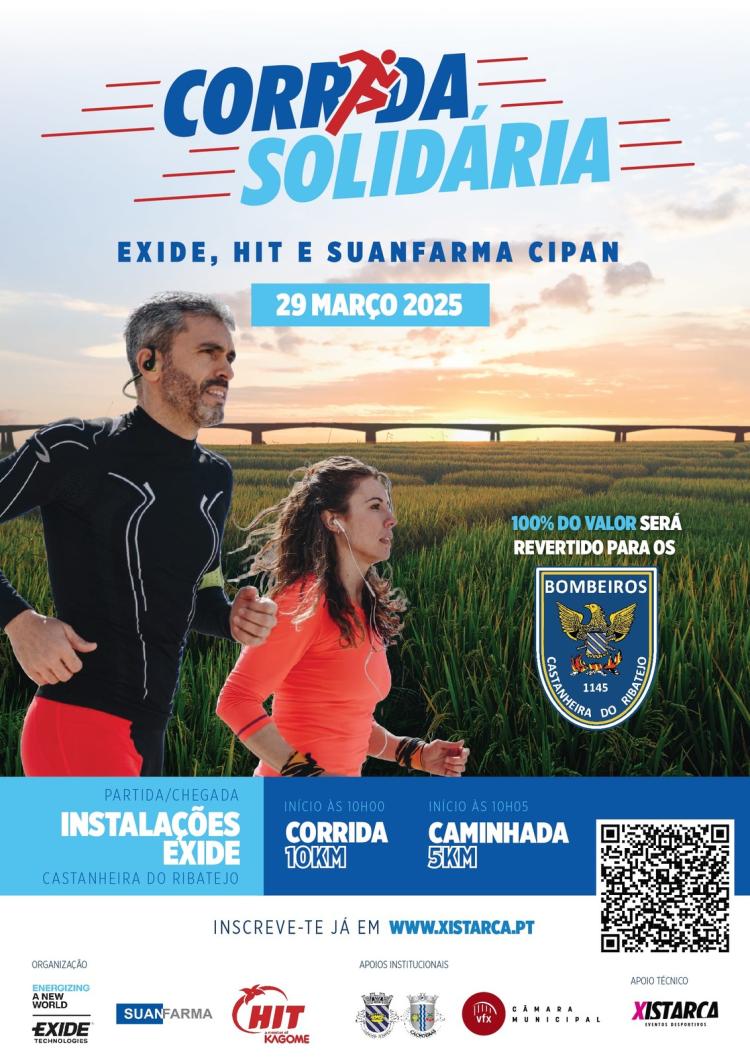 Inscrições abertas para a primeira edição da “Corrida Solidária”