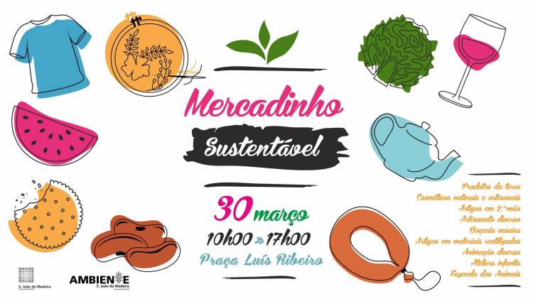 Mercadinho Sustentável na Praça Luís Ribeiro