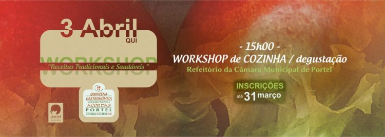 Workshop de Cozinha e Degustação: Receitas Tradicionais e Saudáveis