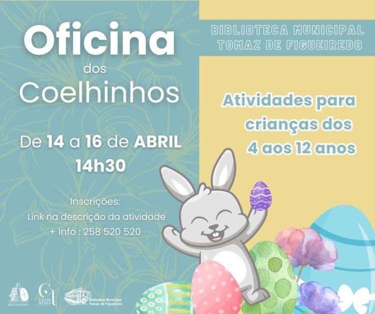 Oficina dos Coelhinhos - atividades nas Férias da Páscoa