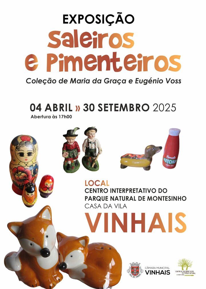 EXPOSIÇÃO: Saleiros e Pimenteiros, Coleção de Maria da Graça e Eugénio Voss