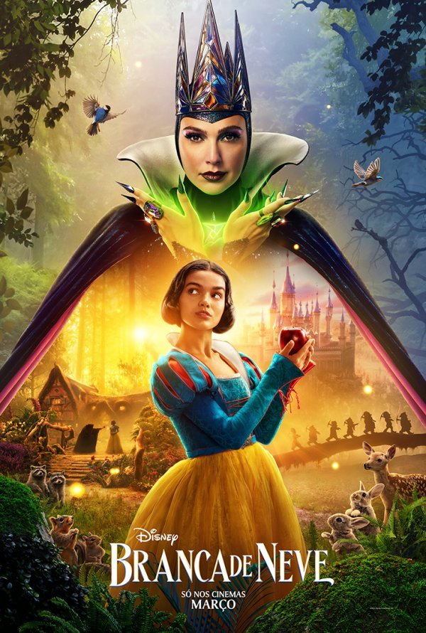 Exibição do filme 'Branca de Neve'