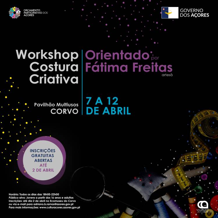 Workshop 'Costura Criativa' | OP Açores