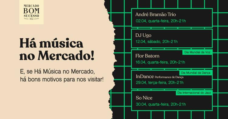 Há Música no Mercado