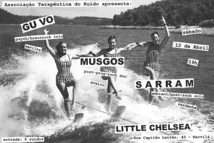 ATR apresenta: Gu Vo + Musgos + S A R R A M