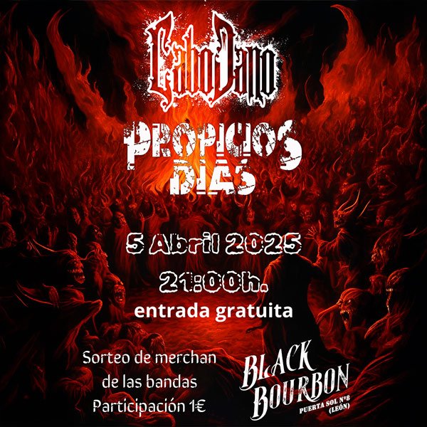 CABODANO + PROPICIOS DÍAS. Black Bourbon