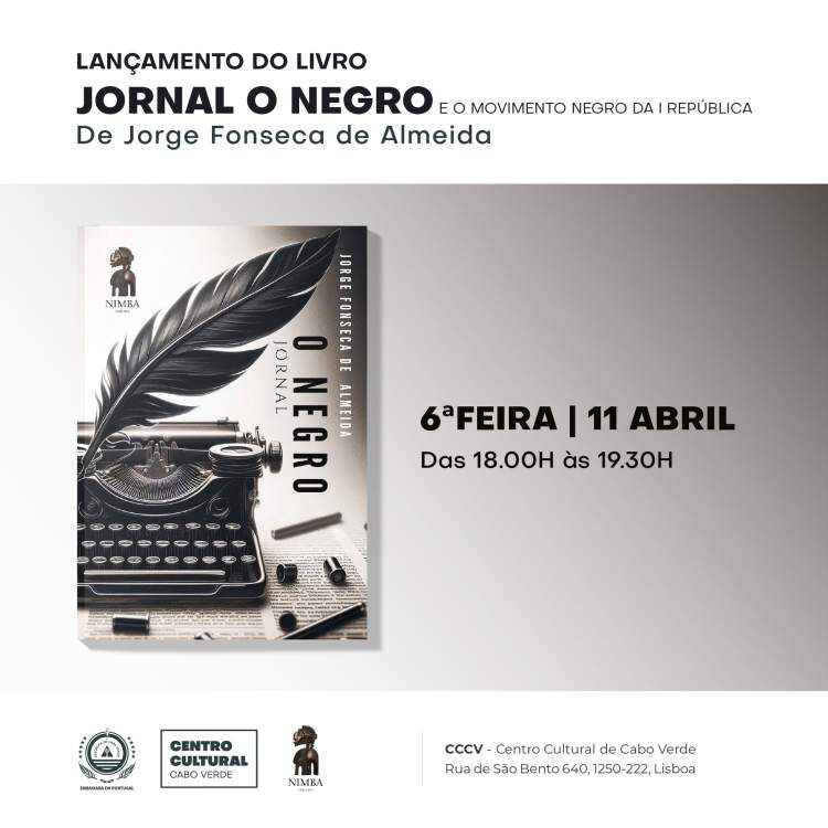 Lançamento do livro 'JORNAL O NEGRO', de Jorge Fonseca de Almeida