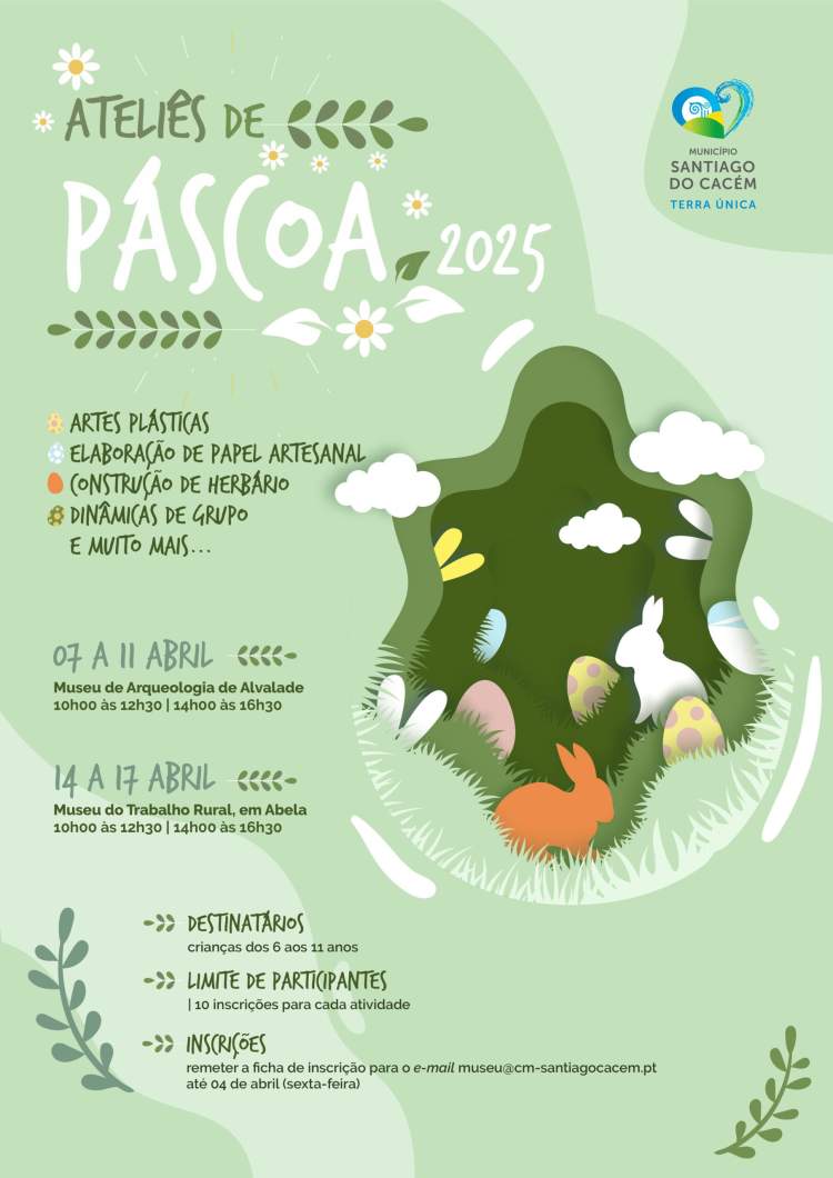 Ateliês de Páscoa 2025