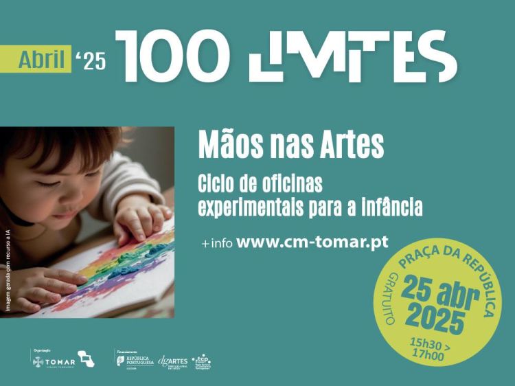 Mãos nas Artes | Ciclo de Oficinas Experimentais para a Infância | Especial 25 de Abril